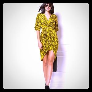 Snake skin print dress